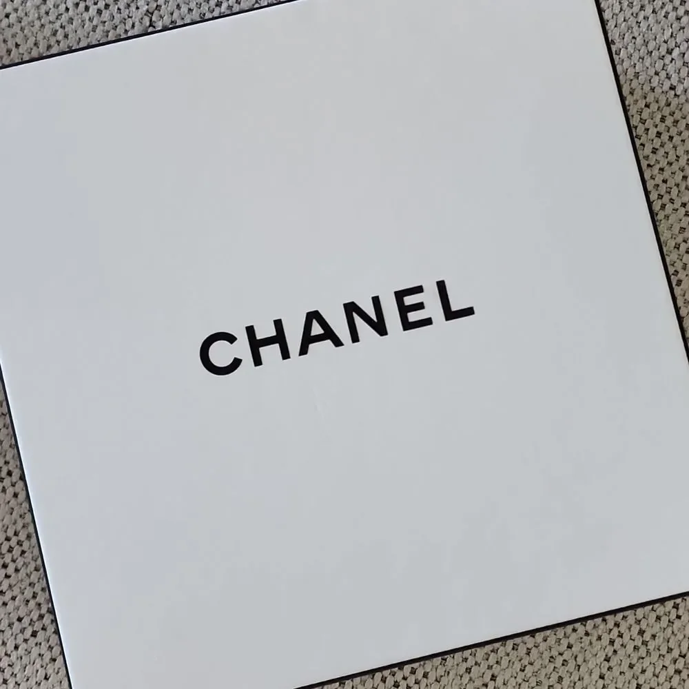 Authentic Chanel Classic Black and White EMPTY Box